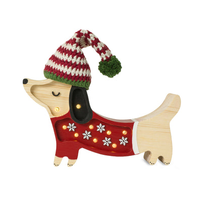 Little Lights Mini Holiday Puppy Lamp ~ Limited Edition by Little Lights US