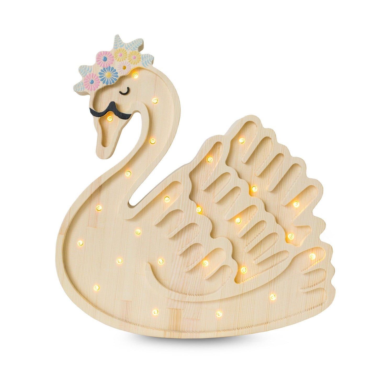 Little Lights Swan Lamp by Little Lights US