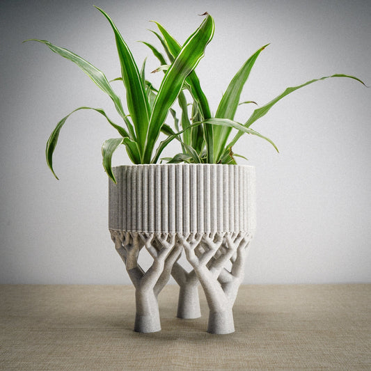 Verdant Canopy Footed Pedestal Bowl, NOBLE by Rosebud HomeGoods