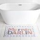 Shiraleah "Mornin Darlin" Bath Mat, Multi by Shiraleah