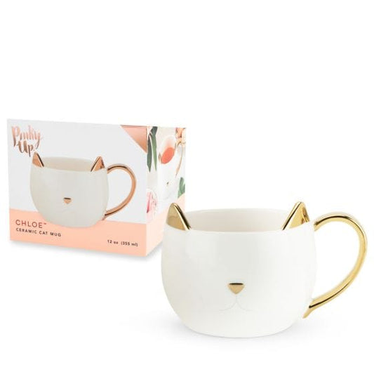 Chloe™ White Cat Mug by Karma Kiss