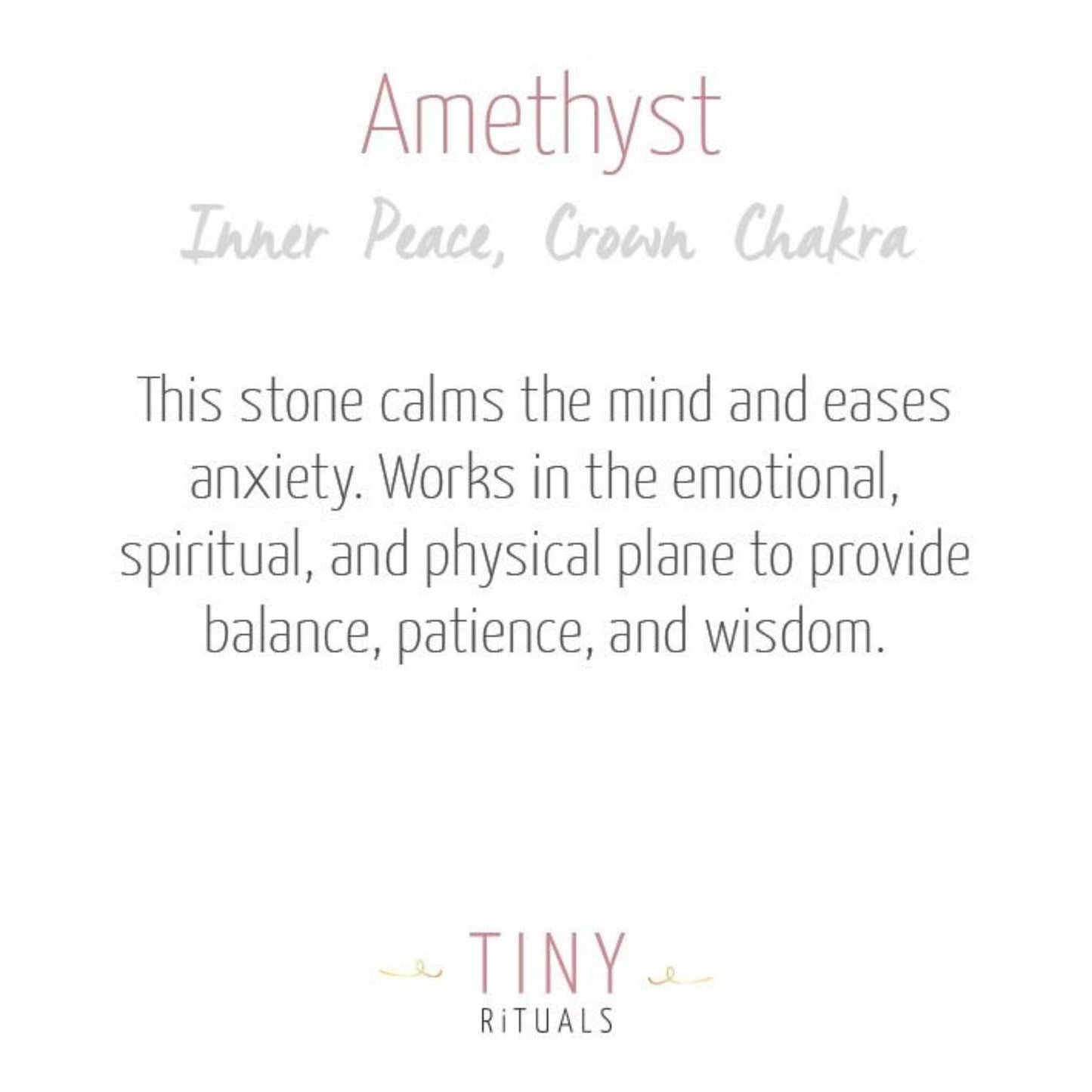 Amethyst Cube by Tiny Rituals