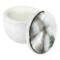 Grey Mother of Pearl Lavender Candle by Anaya