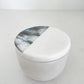 Grey Mother of Pearl Lavender Candle by Anaya
