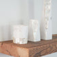 White Mother of Pearl Lemongrass Candle (Small) by Anaya