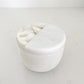 White Mother of Pearl Lemongrass Candle by Anaya