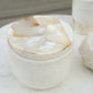 White Mother of Pearl Lemongrass Candle by Anaya