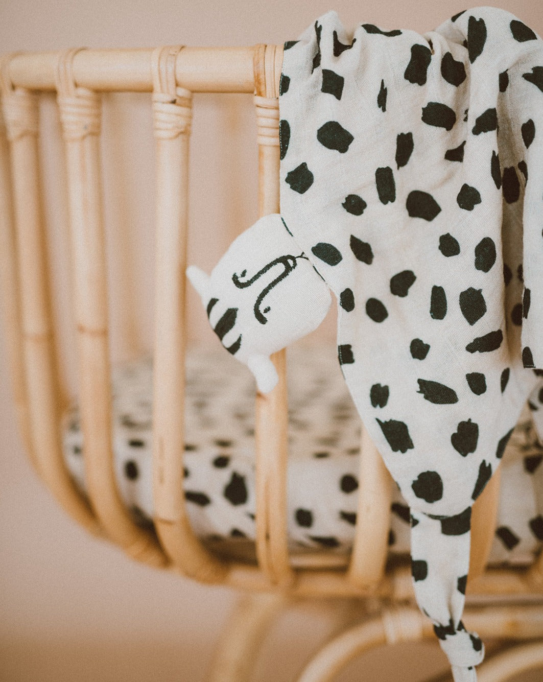 Leo Snuggle Blanket - Spots Dots by Bohemian Mama