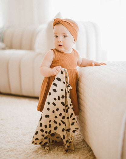 Leo Snuggle Blanket - Spots Dots by Bohemian Mama