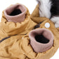 Dog Jacket w/ Fur-Trim Hood - Dog & Cat Apparel by GROOMY