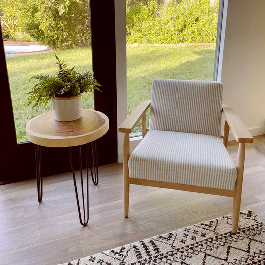 Rain Wood Round Accent Table by Andaluca Home