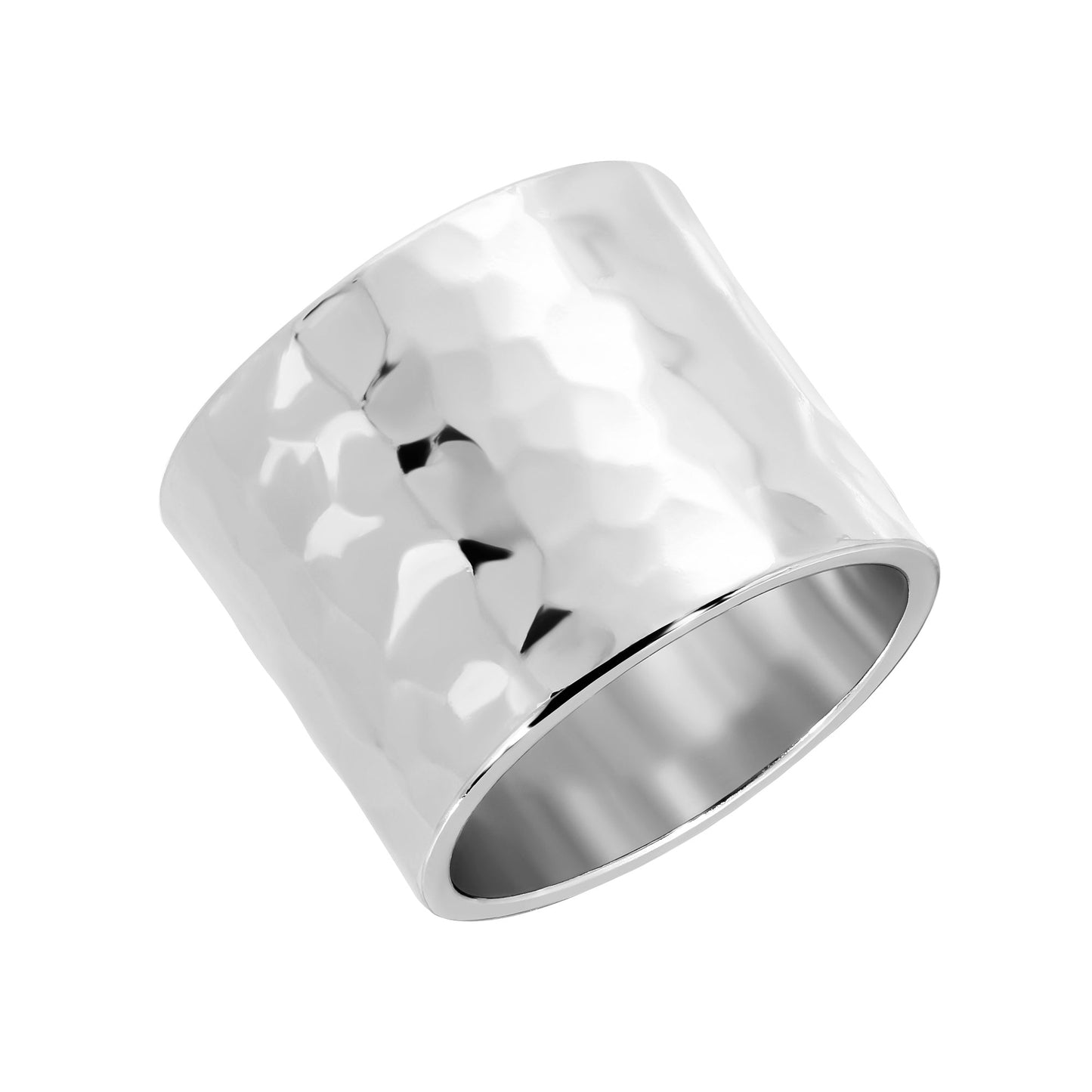 Hammered Wide Ring by eklexic