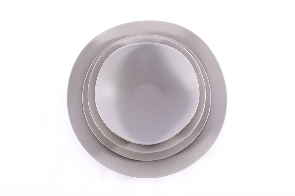 Curve Dinner Set Dove by Bamboozle Home