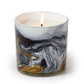 Palo Santo & Rose 9 oz. Swirl Glass Candle by Andaluca Home