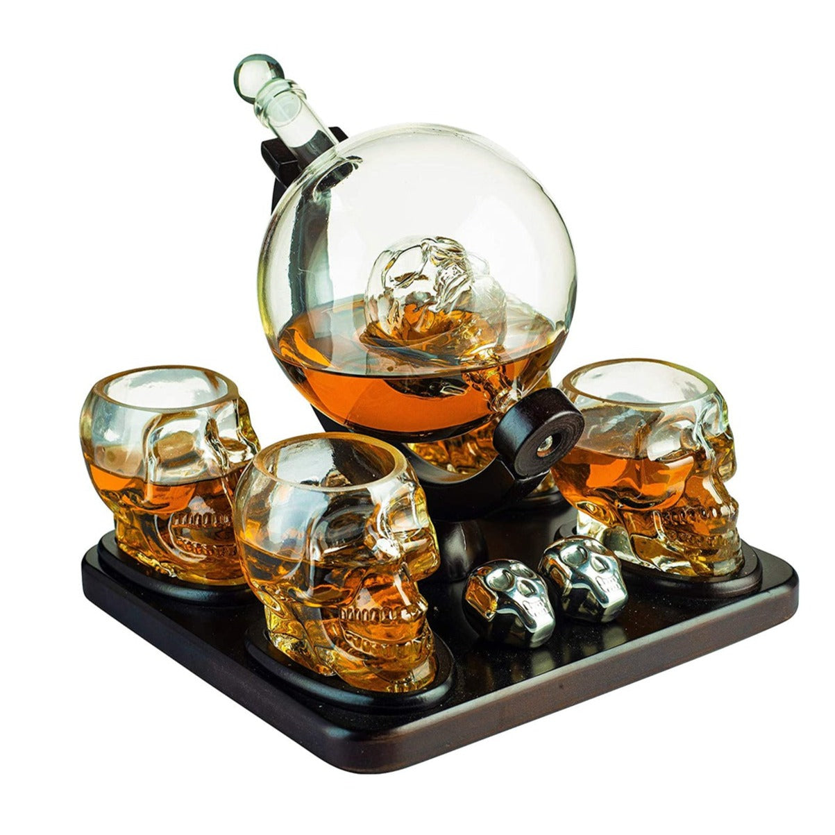 Large Skull Decanter Set - By The Wine Savant