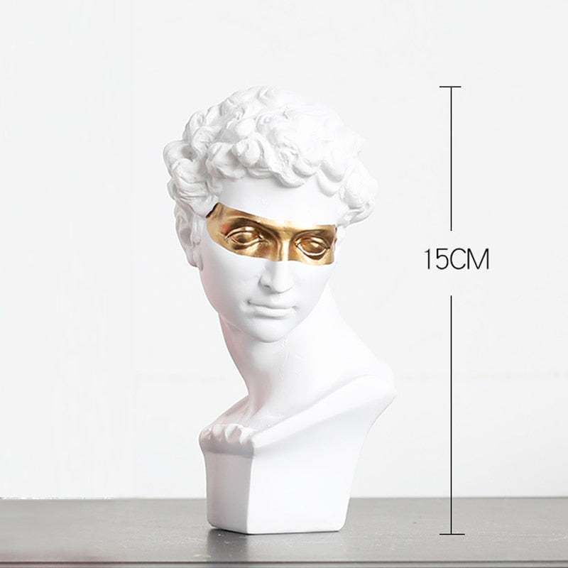 David Resin Statue Sculpture by Blak Hom