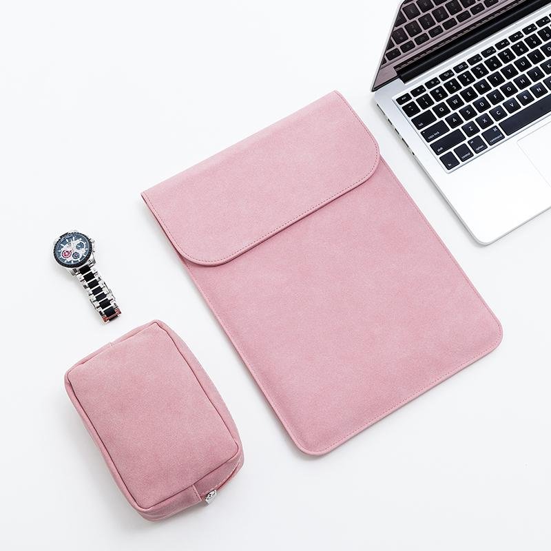 Vegan Leather Laptop Sleeve Set by Multitasky