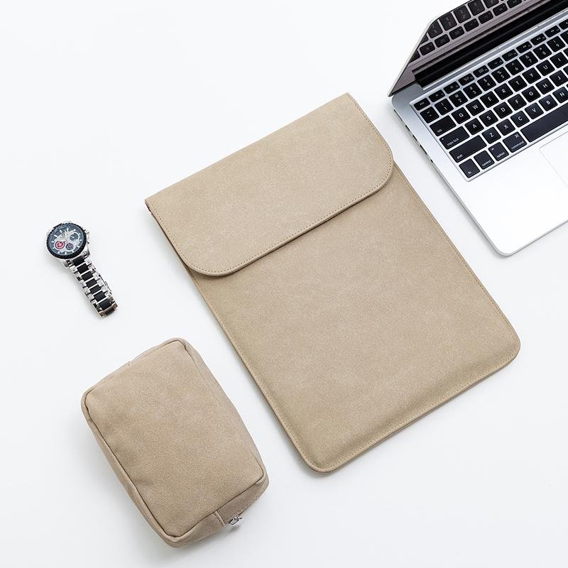 Vegan Leather Laptop Sleeve Set by Multitasky