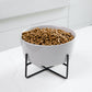 Simple Solid Dog Bowl Stand by Waggo