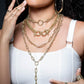 CELESTE DOUBLE CHAIN RING by eklexic