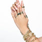 CELESTE DOUBLE CHAIN RING by eklexic