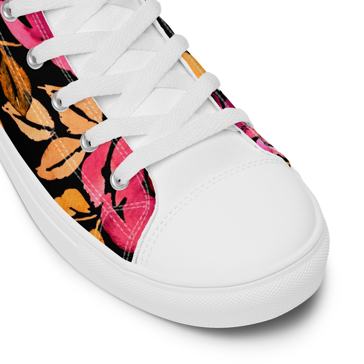 Signature Floral (Men’s High Top Canvas shoes)