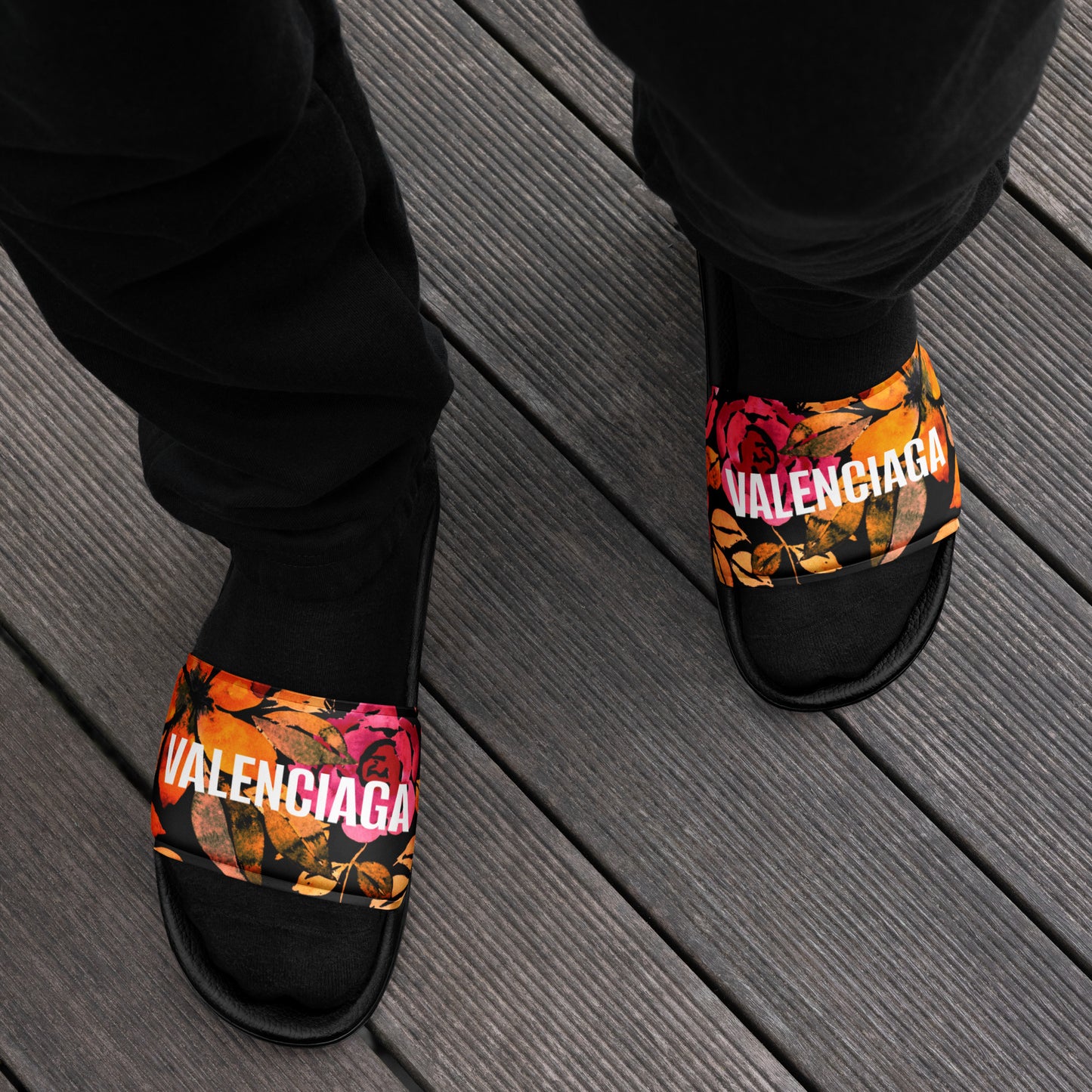 Signature Floral Men’s Slides