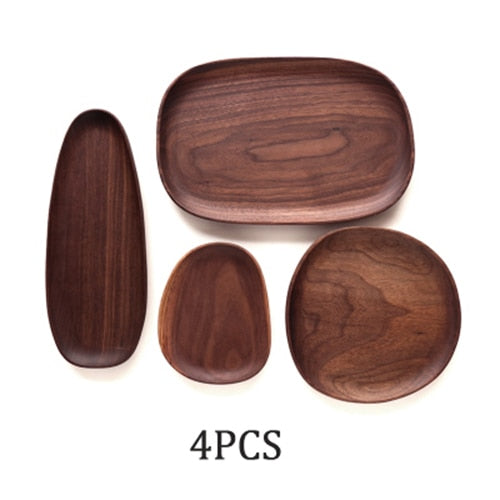 Natural Wood Oval Tray by Faz