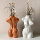 Handmade Nude Body Ceramic Vase by White Market