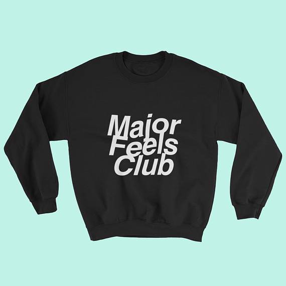 "Major Feels Club" Sweater by White Market